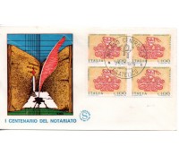 Itália 1975 1º Centenário del Notoriato Milano Centro C.P. Filatélico 26.010