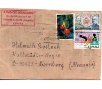 Espanha 1987 Envelope Circulado Para a Alemanha 26.012