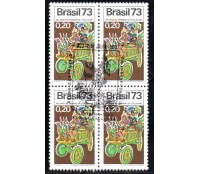 1973 Acontecimentos Históricos - Carreta 26.222, CBC-BA Sem Uso Com Goma
