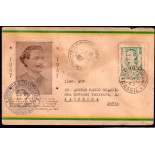 1947 Centenário de Castro Alves 27.064 com Remetente no verso