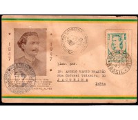 1947 Centenário de Castro Alves 27.064 com Remetente no verso