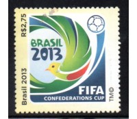 C3284 Copa das Confederações da Fifa - Destacado do Bloco 173 - 27.142 Mint