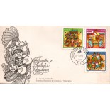 FDC229/81 BAILADOS POPULARES - A IMAGEM É OUTRA. CARIMBO - BA, SEM MANCHAS 27.256