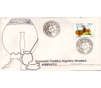 Fdc 457/1988 Arbrafex Exposição Filatélica Argentino-Brasileira 27.266