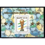 1994 B98 Brasil Tetracampeão Mundial de Futebol 22.326 O carimbo Poderá ser Outro Usado 