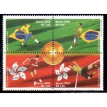 C2922/2925 Relações Diplomáticas : Hong-Kong  - Futebol 27.380 Mint