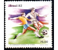 C1245 Copa do Mundo da Espanha "Disputa"  27.462 Mint