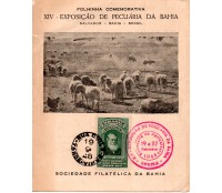 1948 XIV Exposição de Pecuária da Bahia 27.545 - Pequeno Rasgo na Esquerda
