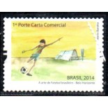 C3348 A Arte do Futebol Brasileiro  "Belo Horizonte" 27.561 Mint SEM MOLDURA, FIXO NO PROTETOR