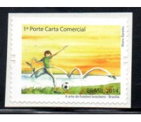 C3351 A Arte do Futebol Brasileiro "Brasília" 27.564 Mint