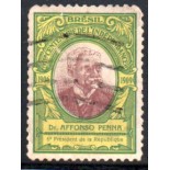 Primeiro Centenário da Independência (Presidente Affonso Penna) 27.929 Carimbado