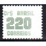 R637 Tipo "Cifras"  Cr$220 Verde 28.081 Deslocamento
