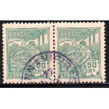 R177 Vovó "Indústria" Verde 50 Rs. 28.108 Carimbo Canavieiras - Ba 17....