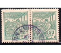 R177 Vovó "Indústria" Verde 50 Rs. 28.108 Carimbo Canavieiras - Ba 17....