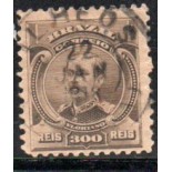 R141 Alegorias Republicanas " Floriano Peixoto" 300 Rs. Sépia 28.113 Ilhéos - Bahia Atual Ilhéus 22 JAN 1918