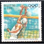 C1998 XXVI Olimpíada de Atlanta - Vôlei de Praia 28.159 Mint