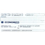 Banco Econômico S.A. Ag. Mundo Novo - Bahia 28.341 "Com Canhoto"