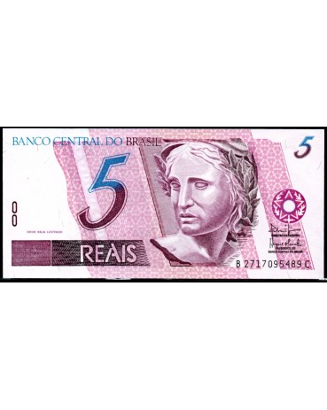Brasil C-275 "BC" 2003 Cinco Reais Fe 28.424