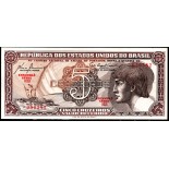 Brasil C-111 Fe 5 Cruzeiros 1961 Série 033 Índio 28.431