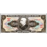 Brasil C071 Sob 1962 Cinco Cruzeiros 28.453