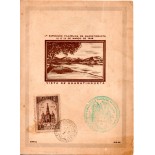 1949 1ª Exposição Filatélica de Guaratinguetá  Março de 1949 "Leves Dobras"  28.587