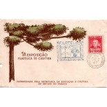 1947 1ª Exposição Filatélica de Curitiba - PR 28.628 - Veja um furo  a esquerda