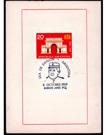 Argentina 1969 Folhinha Colégio Militar da Nação 28.766