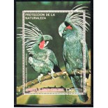 República da Guiné Equatorial bloco novo cacatua 28.779