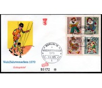 Alemanha Berlin 1970 Fdc Circo 28.912