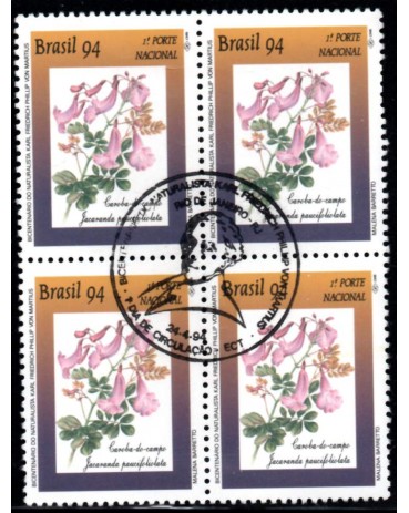 1994 C1890 Preservação da Flora " Caroba" Bicentenário do Nascimento de Karl F.P.Von Martius - mint  28.927