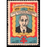 Cinderela Cinquentenário da Liga Paulista contra a Tuberculose - Clemente Ferreira - Fundador 29.003