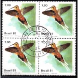 1981 C1200 Fauna Brasileira - Beija-Flores "Limpa-Casa" CPD BA 29.946
