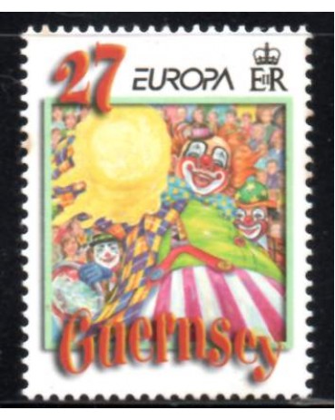 Guernsey 2002 Tema O Circo - Mint 30.023