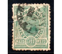 R94 50 réis verde carimbado 30.155
