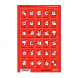 C30.313 FOLHA ALFABETO EM LIBRAS - 2020 - MINT 30.303