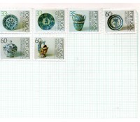 0006 Portugal 1990 série com seis selos novos com goma fixados com charneiras, perfeitos30.376