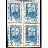 1955 C367 36º Congresso Eucarístico Internacional, RJ (17/24-7-1955) I visita do Cardeal Bento ASloisi Massela - mint 30.389