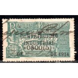 0016 Contribuição industrial de 1914 usado 31.068