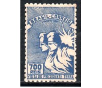 C084 700 réis Visita do Presidente Gabriel Terra do Uruguai 31.084 Mint 