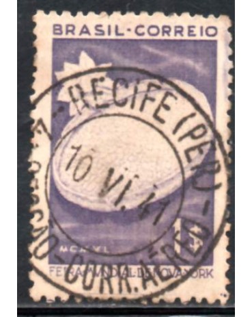 C153 Feira Mundial de New York 31.190 Carimbo de Recife Para o Rio de Janeiro 10.VI.41