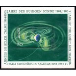 1965 Bloco 22  Pesquisas de Medidas de Radiação 31.216 Novo com marca de charneira