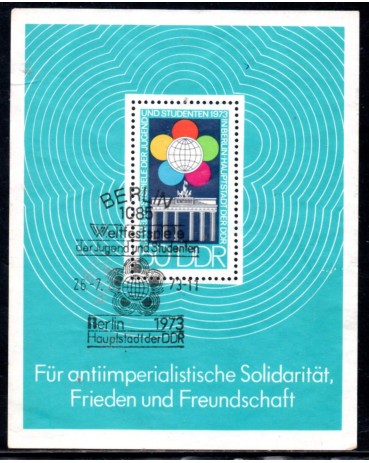 1973 Bloco 38 10º Festival  Mundial Pela Solidariedade 31.225 CBC
