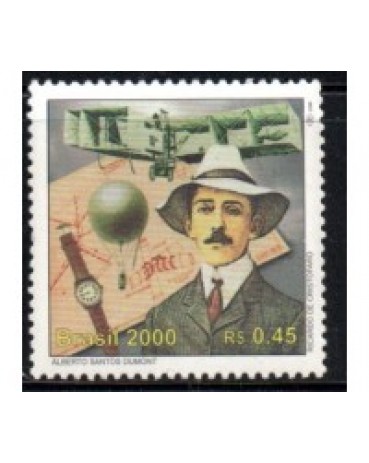 C2267 Santos Dumont  - 500 Anos do Brasil 31.434 Mint sem goma