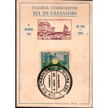 1952 Folhinha Comemorativa dia do Urbanismo, 8 NOV 52 - SP 31.450