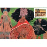 2005 Máx.Postal 251 Ano do Brasil na França  - Arte Indígena 31.454 CBC Belém - PA