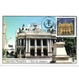 2009 Máx.Postal Não oficial - Centenário do Teatro Municipal do Rio de Janeiro 31.524