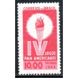 1963 C-489 IV Jogos Panamericanos - SP 31.564 Mint