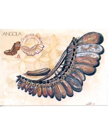 1991 Angola - Máx.Postal - Instrumentos Musicais "Marimba" 31.593