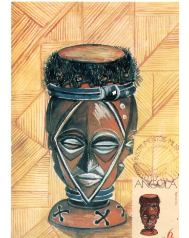 1991 Angola - Máx Postal - Instrumentos Musicais - Ngoma La Txina 31.595