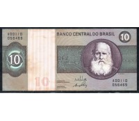 Brasil C0137 MBC 1970 Dez Cruzeiros, D.Pedro II 31.622